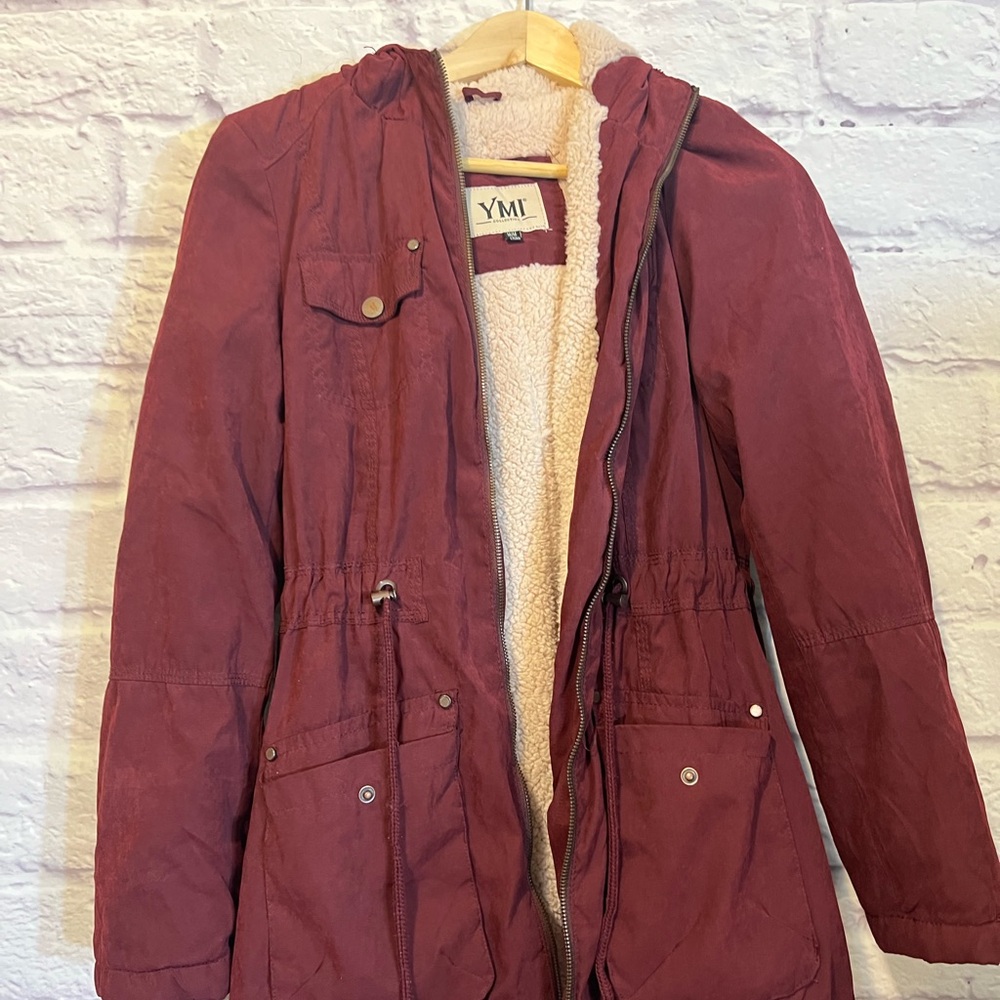YMI Women's Burgundy Jacket